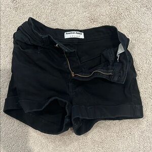 American Apparel Women's Black Jean Shorts